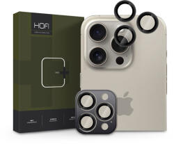 HOFI Camring Pro+ hátsó kameralencse védőüveg - Apple iPhone 16 Pro/16 Pro Max - fekete - bluedigital