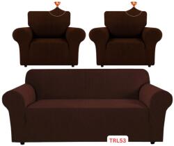 DELFIN Huse Elastice Pt Canapea si 2 Fotolii, Lycra, Cod TRL53