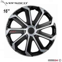 Versaco Тасове за джанти 16'' Versaco Evo Black/Silver