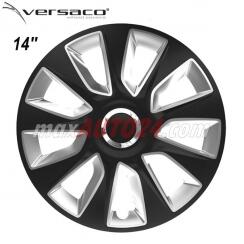 Versaco Тасове за джанти 14'' Versaco Stratos RC Black / Silver