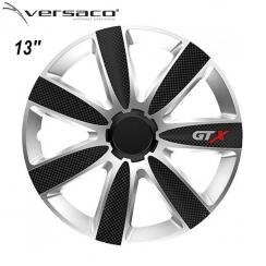 Versaco Тасове за джанти 13'' Versaco Carbon GTX - Black/Silver