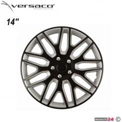 Versaco Тасове за джанти 14'' Versaco Dakar NC Black/Silver