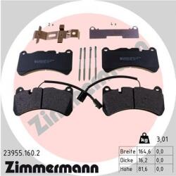 ZIMMERMANN set placute frana, frana disc ZIMMERMANN 23955.160. 2 (23955.160.2)