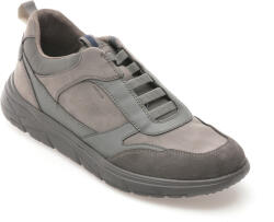 GEOX Pantofi casual GEOX gri, U46E1B, din piele ecologica 44