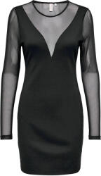 ONLY Rochie Onlbecki Ls Mix Bodycondress Wvn 15331783 C-N10 black (15331783 C-N10 black)