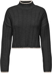 ONLY Tricotat Onlchick Stitch Ls Highneck Knt 15329963 C-N10 black (15329963 C-N10 black)