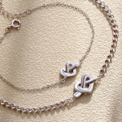 Modart Set bratari din argint pentru cupluri, dama/barbat, argint 925, argintiu, 6, 06 gr (1405)