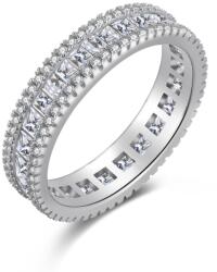 Modart Inel lat argint, dama, argint 925, tennis, zirconii albe, argintiu, 3, 22 gr (992)