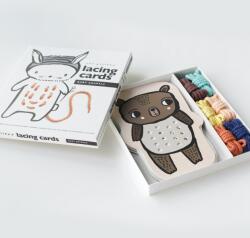 Wee Gallery - Fűzős játék- állatkölykök (ZKUKwg130)