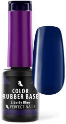 Perfect Nails Color Rubber Base Gel - Színezett Alapzselé 4ml - Liberty Blue (PNZ207)