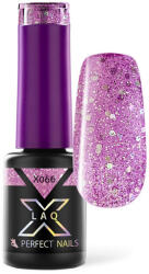 Perfect Nails LacGel LaQ X Gél Lakk 4ml - Purple X066 - Sparkle (PNZXM066)