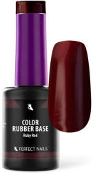 Perfect Nails Color Rubber Base Gel - Színezett Alapzselé 8ml - Ruby Red (PNZ199)