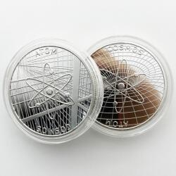 HARAHU Monedă Atom Cosmos - Argintie KP13451 Moneda