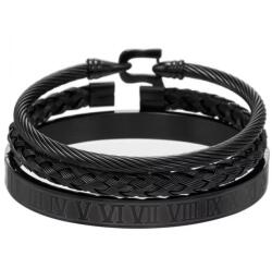 HARAHU Brățări DE-33446 - Negru KP33446