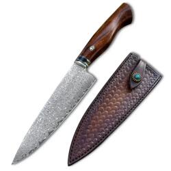 HARAHU Cuțit de bucătărie Damasc HARAHU TA-26684 - Maro KP26684
