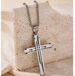 HARAHU Colier SA-34102 Cross - Argintiu KP34102