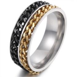 HARAHU Inel WA-17058 - Negru / Auriu / 59mm KP17058