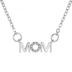 HARAHU Colier Mom - Argintiu KP28446