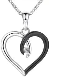 HARAHU Colier ME-28752 - Argintiu / Negru KP28752