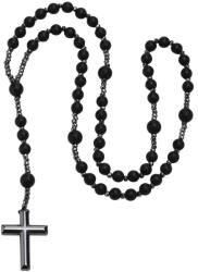 HARAHU Colier Rozariu - Negru KP34095