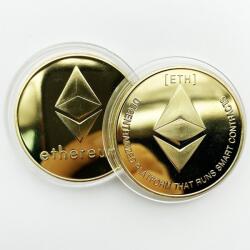 HARAHU Moneda Ethereum - Auriu KP13409 Moneda