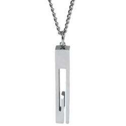 HARAHU Colier DI-34077 - Argintiu KP34077
