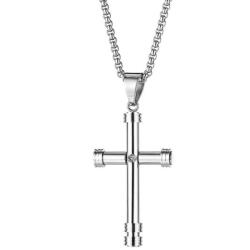 HARAHU Colier SC-22858 - Argintiu KP22858