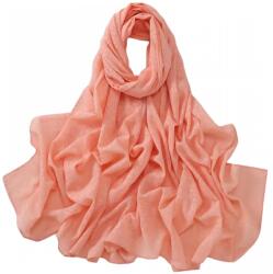 HARAHU Eșarfă LI-27347 - Portocalie deschisă KP27347