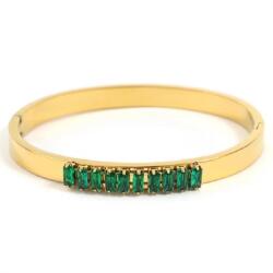 HARAHU Brățară WY-32597 - Auriu/Verde KP32597