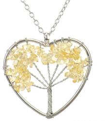 HARAHU Colier Tree Heart - Galben KP28417