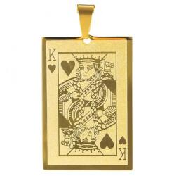 HARAHU Pandantiv pe lanț Card - Aurie KP28569
