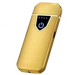 HARAHU Brichetă electrică cu încărcare USB UN-25719 - Aurie KP25719 Bricheta