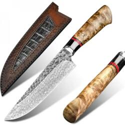 HARAHU Cuțit de bucătărie damasc HARAHU HI-29030 - Maro KP29030