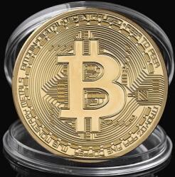 HARAHU Monedă Bitcoin - Aurie KP3144 Moneda