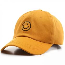HARAHU Șapcă smiley face - Galben KP22115