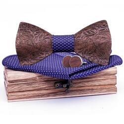 HARAHU Papion din lemn EL-30893 - Violet KP30893
