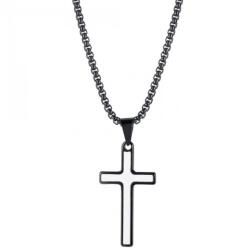 HARAHU Colier FC-22849 - Negru / Alb KP22849