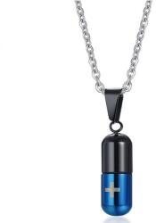 HARAHU Colier PI-22811 - Negru / Albastru KP22811