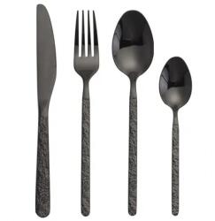 HARAHU Set de 24 de ustensile GL-27311 - Negru KP27311 Tacam