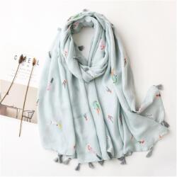HARAHU Eșarfă ET-12088 - Verde deschis KP12088