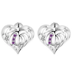 HARAHU Cercei Silver Heart - Argintiu KP1238