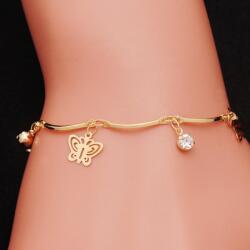 HARAHU Brățară Gold Butterfly - Aurie KP1770