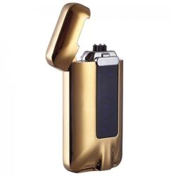 HARAHU Brichetă electrică cu încărcare USB LU-25722 - Aurie KP25722 Bricheta