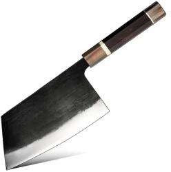 HARAHU Cuțit satâr de bucătărie KA-27617 - Maro / Alb KP27617