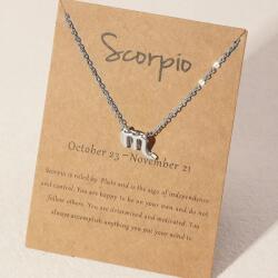 HARAHU Colier Zodiac - Argintiu / Scorpion KP29818
