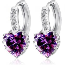 HARAHU Cercei Silver Heart - Mov KP1780