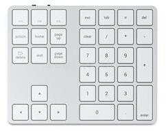 SATECHI ST-XLABKS Aluminium Bluetooth bővített numerikus billentyűzet (ezüst) (ST-XLABKS) (ST-XLABKS)