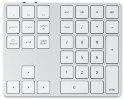SATECHI ST-XLABKS Aluminium Bluetooth ezüst bővített numerikus billentyűzet (ST-XLABKS) - officedepot