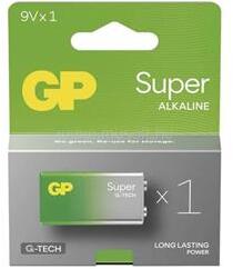 GP Batteries GP Super alkáli elem 9V 1db (B01511) (B01511)