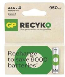 GP Batteries GP ReCyko NiMH Akkumulátor HR03 (AAA) 950mAh 4db (B25114) (B25114)